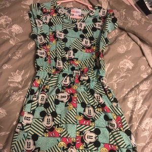 Lularoe Mickey Girls dress size 8